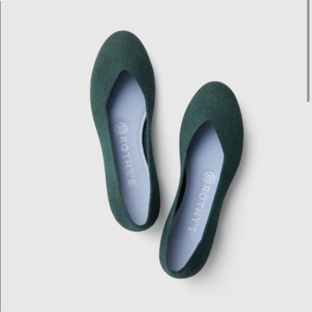 Rothy’s merino wool evergreen 10